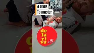 4 DE LA RIVA DRILLS GI🔥 #BRAZILIANJIUJITSU #JIUJITSU #MMA #GRAPPLING #DELARIVA