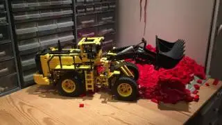 Lego Technic Volvo L350F Wheel Loader 42030 Functions