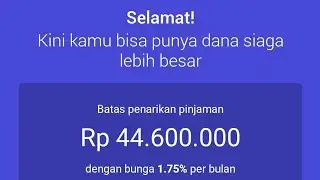 Detik-detik Penambahan Limit Pinjaman Dana Flexi Cash Janius dari Rp 24.800.000 Jadi Rp 44.600.000