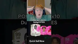 POV: Bro&rsquo;s 85x10 DURING FUTTIES!! 😭😭 #fifa #fifa