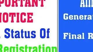 AIIMS 2019 How To Generation of Code For Final Registration