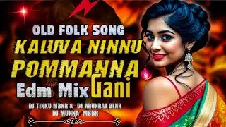 KALUVU NINNU POMMANNA GANI OLD FOLK SONG || EDM MIX || DJ TINKU MBNR || DJ ARUNRAJ BLNR || DJ MUNNA
