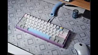 Ciel 60 Sound Test - BBN Linear Switches, Aluminum Plate, Gummy O-ring Mount