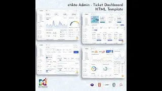 Support Ticket Dashboard Template for Efficient Helpdesk & Customer Service Management