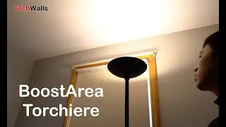 BoostArea Torchiere 24W 2400LM Floor Lamp Unboxing & Testing