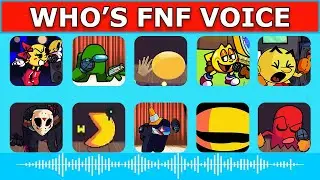 FNF - Guess Character by Their VOICE | Guess The Character | Among Us, Packer,....