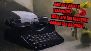 Typewriter #2episode. I will try to find the answers to solving artistic problems.Art is a challenge