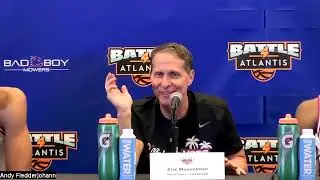 Eric Musselman, Trevon Brazile, Tramon Mark recap Arkansas' 2OT win vs Stanford at Battle 4 Atlantis