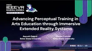 IEEE VR 2026 Poster - Perceptual Training in Arts Education Using XR Technology