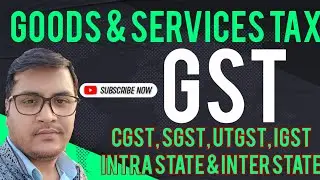 GST | Goods and services tax | GST in tally | CGST | SGST | IGST | UTGST | INTRA STATE & INTER STATE