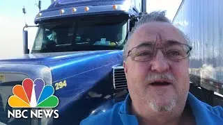 Unsung Hero Of The Pandemic: This Trucker Tackles America&rsquo;s Open Roads With Jokes & Songs | NBC News