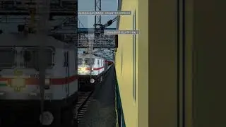SUPER FAST EXPRESS OVERTAKES MEMU TRAIN|BUMPY RAILROAD|RAILWORKS GAMEPLAY|TRAIN VIDEOS|RAILGADI