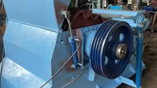 Wood chipper || drum type wood chipper || waste wood cutter || akarshakti || log shredder machine||