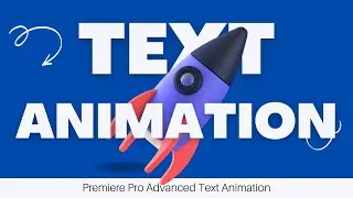 Master Advanced Text Animation in Premiere Pro (Step-By-Step Guide) | Hridoy Visuals