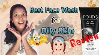 POND'S PURE WHITE (anti pollution + purity)face wash with activated charcoal review live result cam