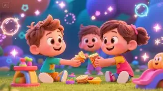 Sharing is Caring &ndash; Playground Rhyme | Fun Friendship Song for Kids | Playful Learning Song