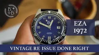 A Vintage Re-Issue Diver Done Right - Eza 1972 Watch Review - Beans & Bezels