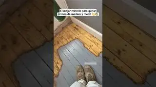 El mejor m&eacute;todo para quitar pintura de la madera o metal #construction #painting #shorts #viral #usa