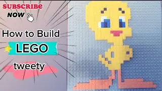 How to build Lego tweety { looney tunes} step by step tutorial