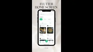 flutter home screen - flutter food app Ui - grid view