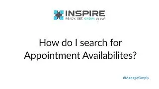 {Appointments} How do I search for Appointment Availabilities