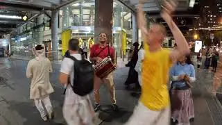 Hare Krishnas Going Ape Shit in Brisbane, Australia