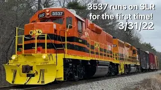 QGRY 3537 makes her debut as power for SLR local train 512!