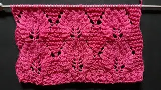 Beautiful Leaf Knitting Pattern #98