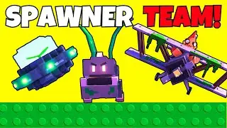 Сможет ли наша КОМАНДА СПАВНЕРА ОП победить в режиме IMPOSSIBLE MODE в Garden Tower Defense?