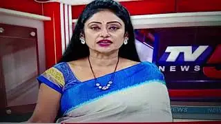 Beautiful Newsreader Kalyani in White Saree 
