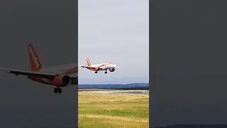 easyJet Landing at Bristol Airport #shorts #easyjet #aviation