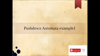 Pushdown automata example1 || Theory of Computation || Malayalam Tutorial