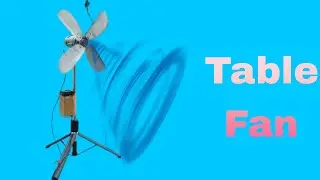 Make a Mini Table Fan at Home | Simple DIY Project