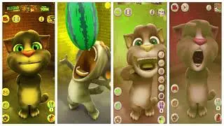 Talking Tom CAT Coloring Mega Battle part 4 @1080p 60ᶠᵖˢ 2K 4K ✔️