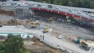 IKN TERKINI TOL IKN KM 11 KARANG JOANG BERGEMURUH COR KUALITAS TINGGI MULAI DI HANCURKAN