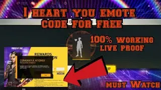 Free Fire Free reward Redeem Code Today 2021/14/April | FF |Redeem Code | I Heart you emote | code 😵