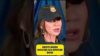 Кристи Ноэм раскрывает личные данные сотрудника ICE 😮 #тренды #fyp #шорты