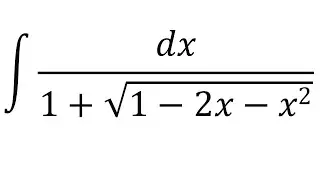 An innocent looking integral | Euler Substitution