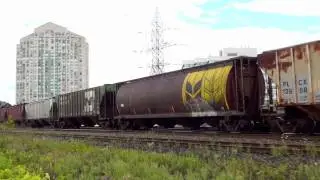 Kipling GO station - CP 242 with AZER 6070 (EMD E8)! 8/10/2011