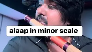 Alaap in minor Scale ! Paras Nath ! Flute instrumental! Free style