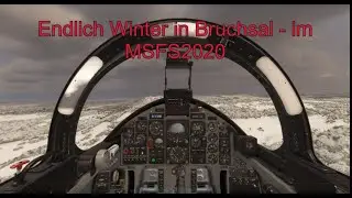 MSFS 2020 - Endlich Schnee in Bruchsal