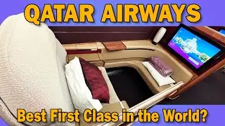 Qatar Airways First Class REVIEW: Is This The World's Most Luxurious Flight? 🚀✨