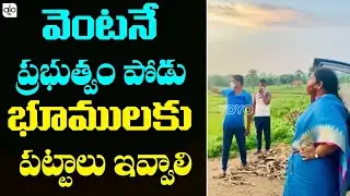 Mulugu MLA Seetakka Demand On Podu Lands Issue | CM KCR About Podu Bhumulu | ALO TV