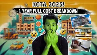 Kota 2025: Full 1 Year Expense Guide for Students!  || Kota Living Coast 2025