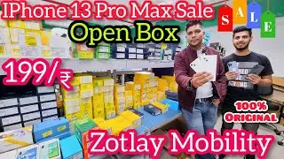 Open Box IPhone 13 Pro Max Sale || Biggest Mobile Wholesaler Zotlay || Delivery Available All India