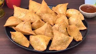 Mini Aloo Samosa With Red Chutney | Ramzan Recipes 2025 | Iftar Special Samosa Chutney |