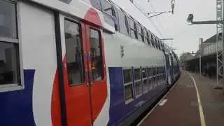 D&eacute;part d'une Z5600+Z20500 en gare de Melun (GYMU)