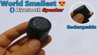 World&rsquo;s Smallest Bluetooth Speaker! 😲 | Mini Speaker DIY at Home