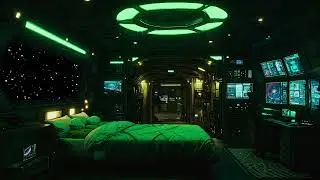 Silent Orbit 🌌 | Relaxing Starship Engine Hum & Space Ambience for Focus, Rest & Serenity