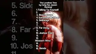 The Loneliest Time - Carly Rae Jepsen Ranking #shorts